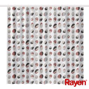 Душевая занавеска Rayen, многоцветный, 200 см x 180 см