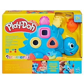 Kūrybinis rinkinys su plastilinu Hasbro Play-Doh Shapes And Colors Dino, įvairių spalvų, 6 vnt.