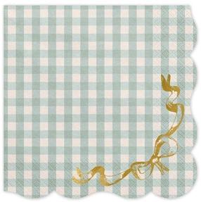 Popierinės servetėlės Party Deco, 33 cm x 33 cm, mėtinė (mint) sp., 12 vnt.