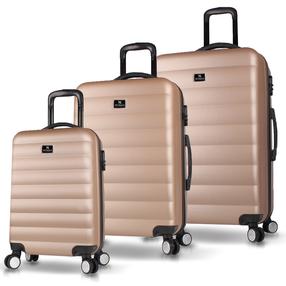 Koferu komplekts My Valice Crskobgld, zelta krās., 100 l, 30 x 48 x 76 cm