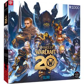 Puzle Good Loot World Of Warcraft 20th Anniversary, 48 cm x 68 cm, 1000 gab., daudzkrāsaina