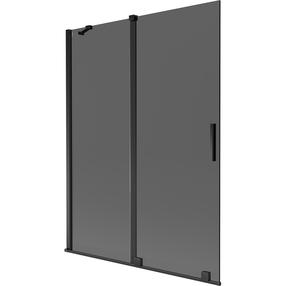 Vonios sienelė Mexen Velar, 130 cm x 150 cm, juoda sp./grafito sp./grūdintas