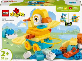Konstruktorius LEGO® DUPLO® Gyvūnai ant ratukų „trys viename“ 10448, 58 vnt.