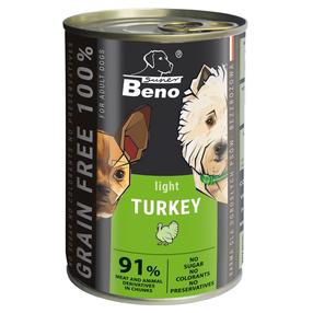 Šlapias šunų maistas Certech Super Beno Light Turkey, 0.415 kg