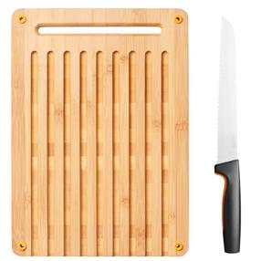 Virtuvinių peilių komplektas Fiskars Bread Knife, 2 vnt.