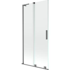 Dušo sienelė Mexen Velar L, 95 cm x 150 cm, skaidri sp./gun metal sp./grūdintas