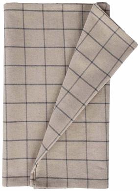 Staltiesė kvadratinė Home4you Linen, pilka sp., 170 x 170 cm