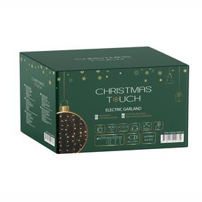 LED lempučių užuolaida Christmas Touch XYIP-31ELED-400R-CB, 4 m, šiltai balta sp., 400 LED