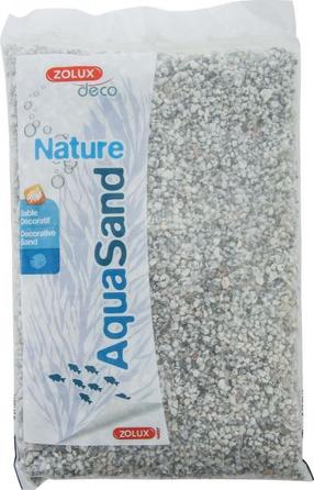 Grunts Zolux AquaSand Nature 346489, 12 kg, pelēka krās.