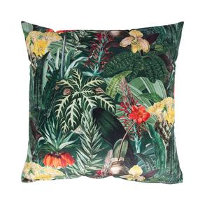 Dekoratyvinė pagalvėlė Home4you Holly Tropical, žalia sp., 45 cm x 45 cm