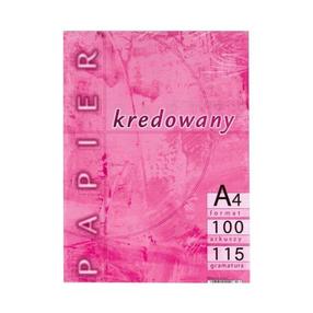 Kriidipaber Kreska, A4, 115 g/m², valge v., 29.7 cm x 21 cm, 100 lk. tk.