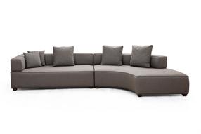 Stūra dīvāns Hanah Home Gondol 1, pelēka krās., labais, 180 x 105 cm x 70 cm