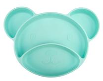 Lėkštutė Canpol Babies Silicone Suction Trigeminal Plate, 500 ml, 6+ mėn., silikonas, žalia sp.