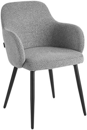 Стул для столовой 4Rico Intra, матовый, черный цв./серый цв., 46 см x 55 см x 88 см