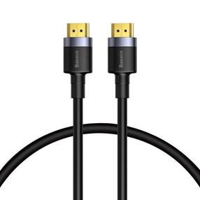 Kabelis Baseus HDMI 4K HD 2.0 CADKLF-E01 HDMI 2.0, HDMI 2.0, 1 m, juoda sp./pilka sp.
