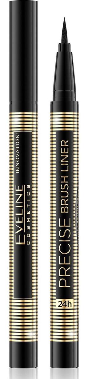 Akių apvadas Eveline Precise Brush Liner, juoda sp. black