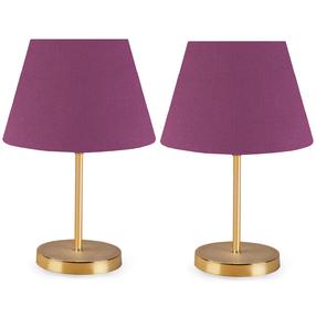 Stalinis šviestuvas Opviq AYD - 2476, E27, 60W, violetinė sp./aukso sp.