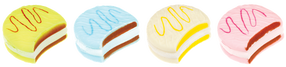 Sensorā rotaļlieta Stickity Mix Macaron, (krāsa/dizains tiek izvēlēts nejauši)