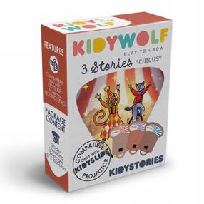 Piederums projektors KidyWolf KidyStories Circus, daudzkrāsaina