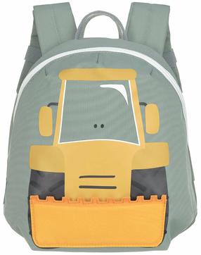 Laste seljakott Lassig Tiny Drivers Excavator, kollane v./roheline v., 24 cm x 20 cm x 9.5 cm