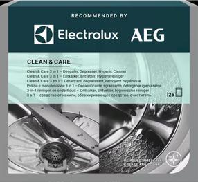 Nukalkinimo priemonė, indaplovėms/skalbimo mašinoms Electrolux Clean and Care 3in1, 12 vnt.
