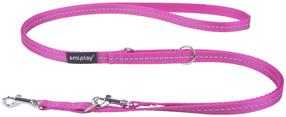 Suņu pavada Amiplay Reflective, rozā krās., 1-2m x 1.5cm