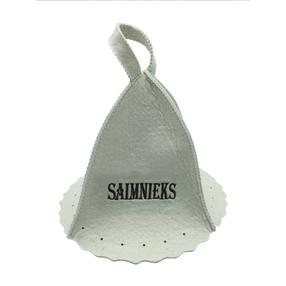Шапка для бани SAIMNIEKS FLAMMIFERA, 38 x 24 см, белый