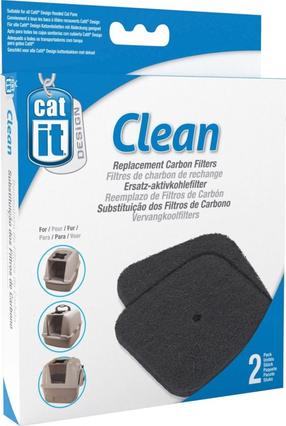 Filter Hagen Clean, tekstiil/süsinikukiud, 2 tk, Must v.