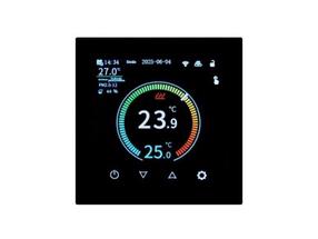 Programmeeritav küttetermostaat Auraton OCTA, süvistatav, must v., 5 - 35 °C