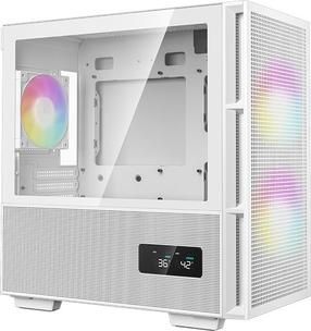 Корпус компьютера Deepcool CH360, прозрачный цв./белый цв.
