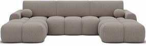 Kampinė sofa Vianetto, smėlio sp., 177 x 319 cm x 95 cm