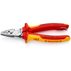 Presavimo replės elektros instaliacijai Knipex 97 78 180 T, 180 mm