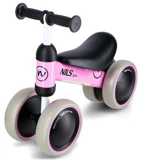 Балансирующий велосипед, детский Nils Fun RB002, розовый цв., 5.9″