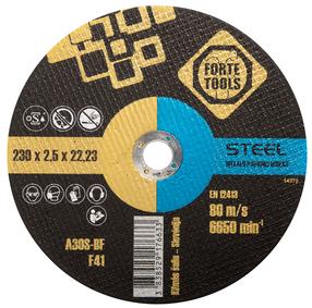 Griešanas disks Forte Tools, 230 mm x 2.5 mm x 22.23 mm