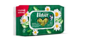 Mitrais tualetes papīrs Velvet, 3 sl, 48 gab.