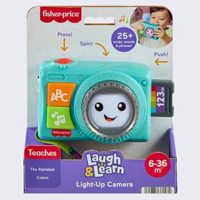 Fotoaparāts Fisher Price Laugh & Learn Light Up, zila krās.