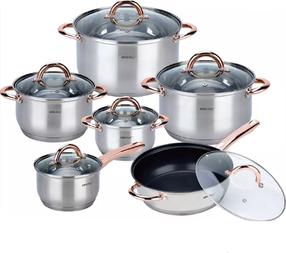 Poti ja panni komplekt KingHoff RoseGold KH-1765