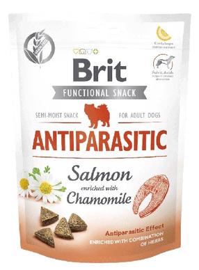 Лакомство для собак Brit Care Functional Snack Antiparasitic, лосось, 0.15 кг