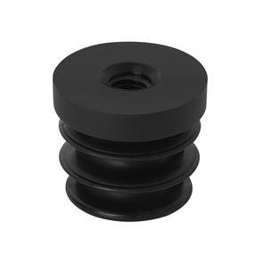 Plastikinis baldų padukas Haushalt HAH15916, juoda sp., 0.25 cm, 2 vnt.