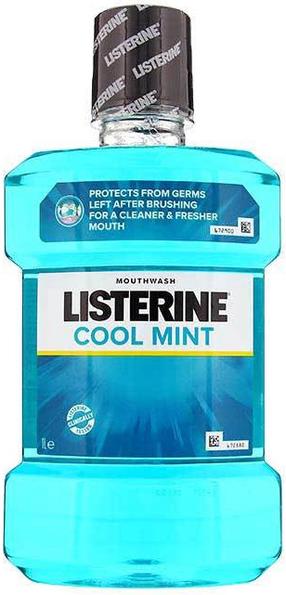 Suuvesi Listerine Cool Mint, 1000 ml