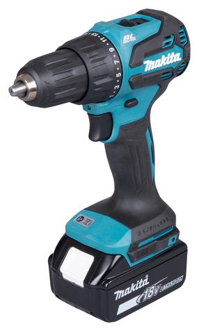Аккумуляторная ударная дрель-шуруповерт с батареей Makita DHP490F005, 18 В, 3 Ah
