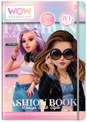 Креативная книга WOW generation Design Your Style, многоцветный