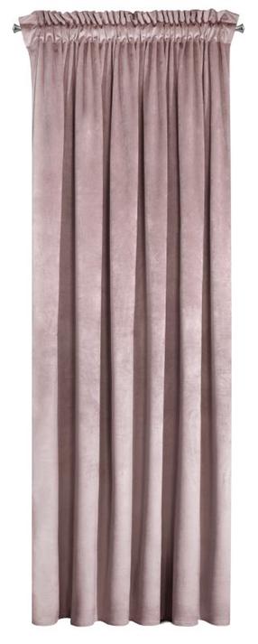 Nakts aizkari Rosa, gaiši rozā krās., 135 cm x 270 cm