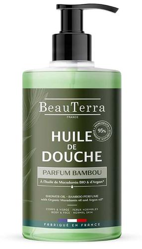 Kūno prausimosi aliejus Beauterra Bamboo, 750 ml