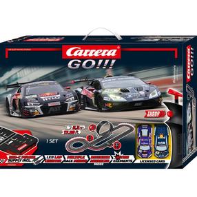 Automobilių trasa Carrera Go!!! GT Pro Racers, juoda sp.