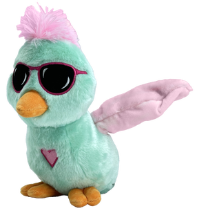 Игрушечное животное птица HAPPY YAPPERS Lulu Chirp 9287, зеленый цв.