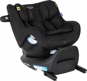 Automobilinė kėdutė Graco Turn2me DLX R129, juoda sp., 40 - 105 cm