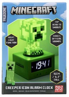 Lampa Paladone Minecraft Creeper PP11369MCF, zaļa krās.