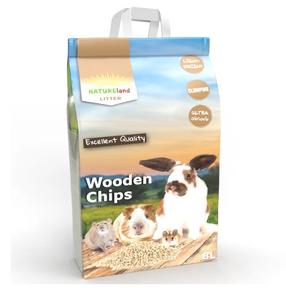 Medžio drožlės graužikams Nature Land Wooden Rolls 808097 003-265, 8 l