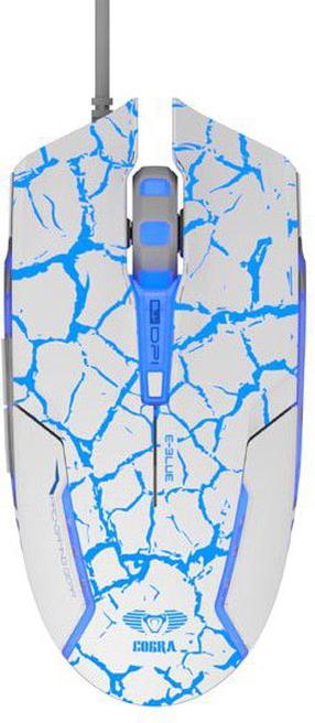 Juhtmega mänguhiir E-Blue Cobra EMS624, valge v.